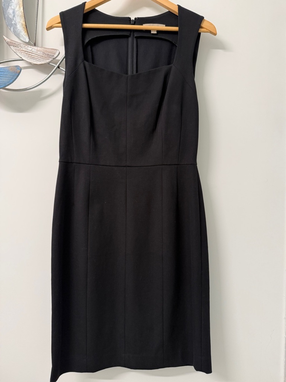 Banana Republic Black Midi Sheath Dress